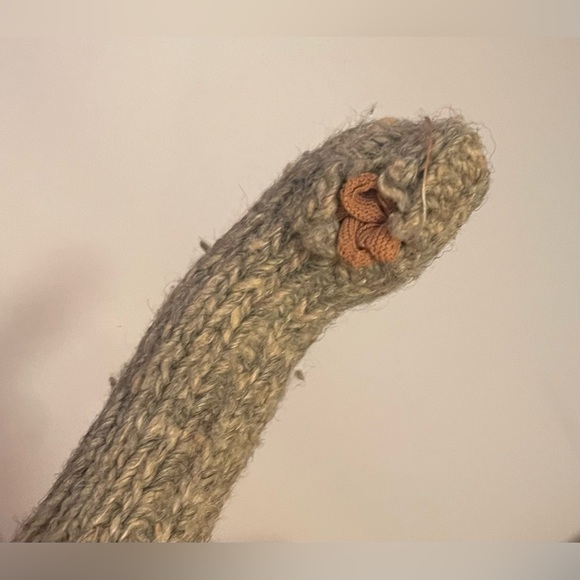 Vintage Gray Knit Sock Monkey - Picture 12 of 12